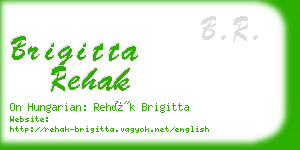 brigitta rehak business card